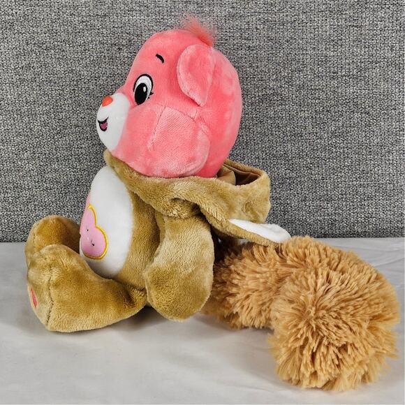 CARE BEARS PINK PLUSH W/ SQUIRREL COSTUME – UNLOCK THE MAGIC 2021 FOREST FRIEND - Picture 4 of 10